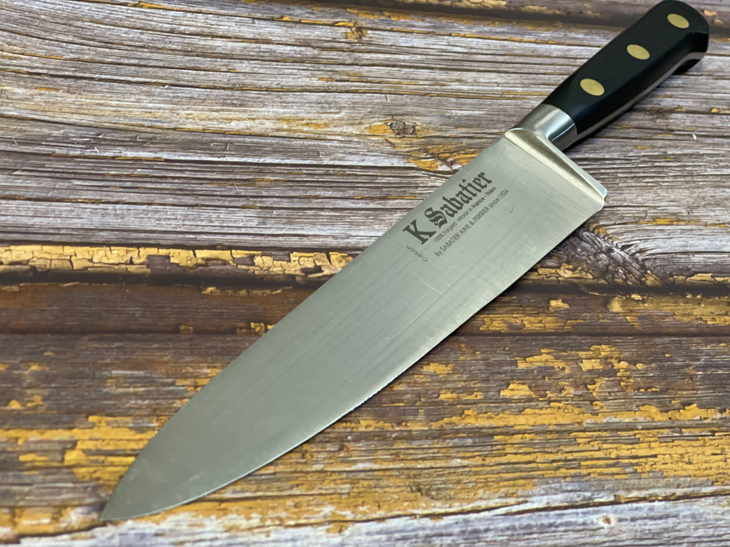 K Sabatier Chef's Knife 200mm - CARBON STEEL Made In France