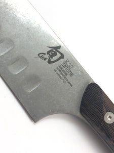 Shun Kanso Santoku Hollow Ground Knife 17.8cm