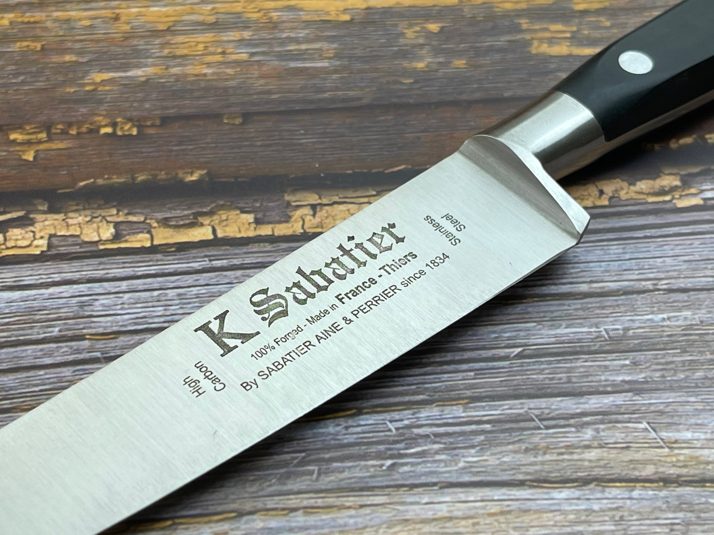 K Sabatier Authentique Flexible Fillet Knife 150mm - HIGH CARBON STEEL Made In France