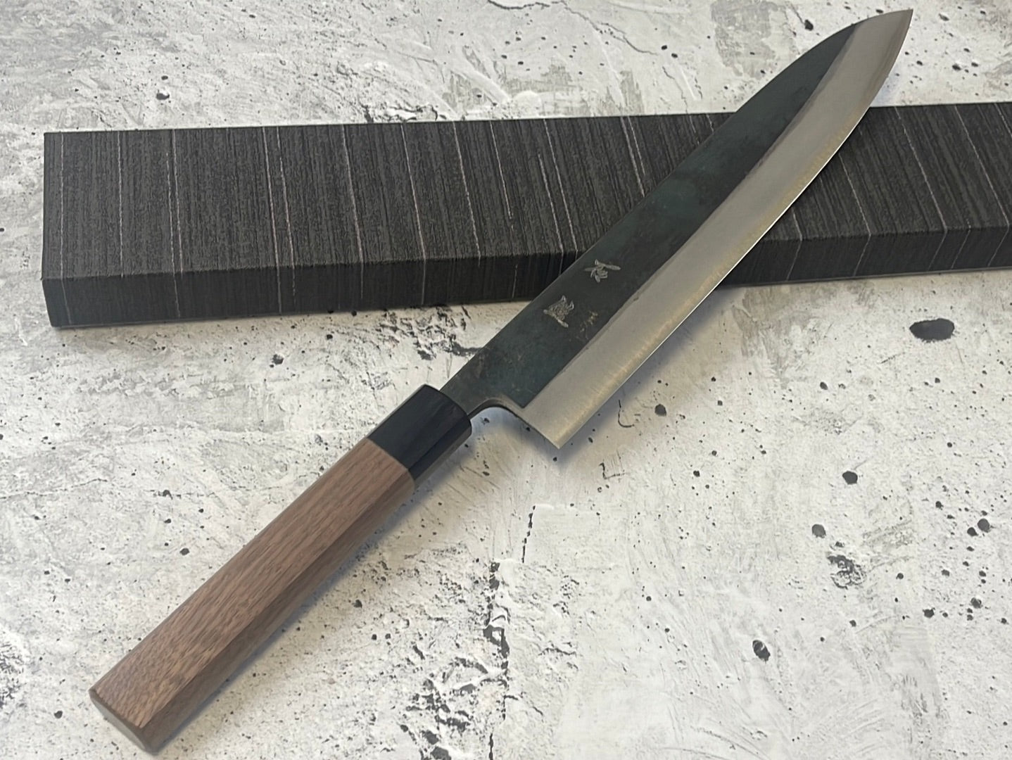 Yoshimune Kurouchi Gyuto 270mm ( 10.6 in) Aogami(Blue) No.2 Double-Bevel