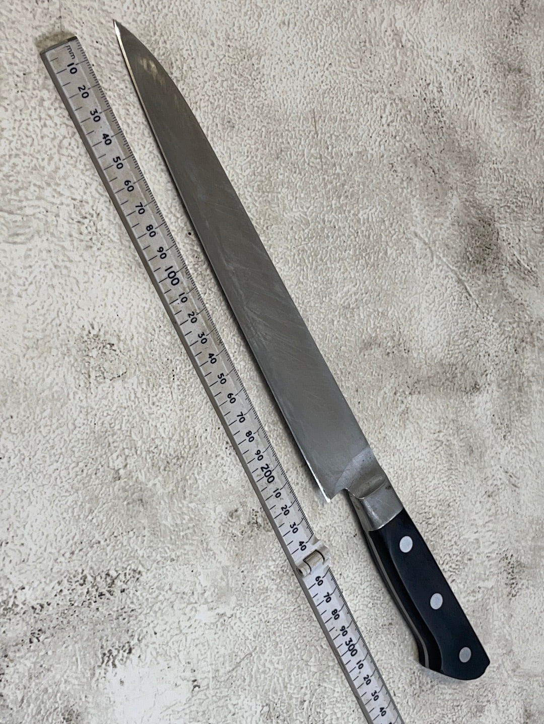 Vintage Japanese Yanagiba Knife 230mm Made in Japan 🇯🇵 High Carbon Steel 560