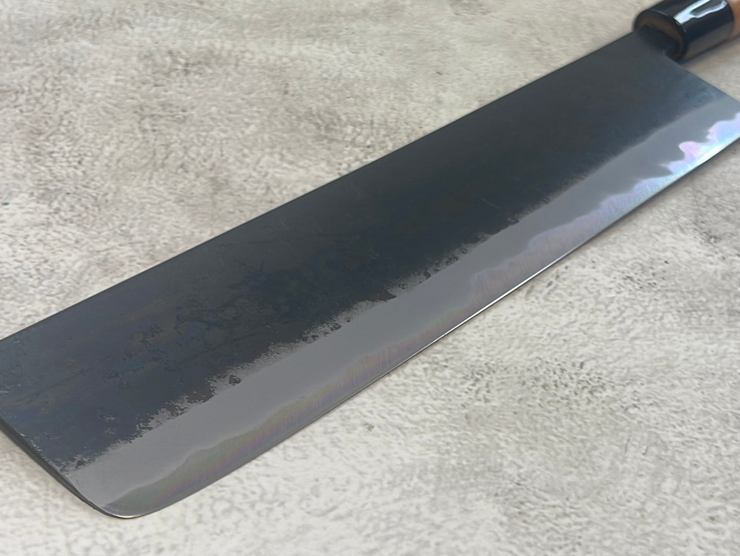 Hinokuni Shirogami #1 Nakiri Knife 240mm Cherry Wood Handle - Made in Japan 🇯🇵