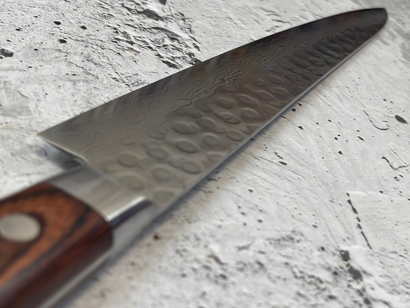 Tsunehisa VG10 Brown Pakka Sujihiki Knife 240mm - Made in Japan 🇯🇵