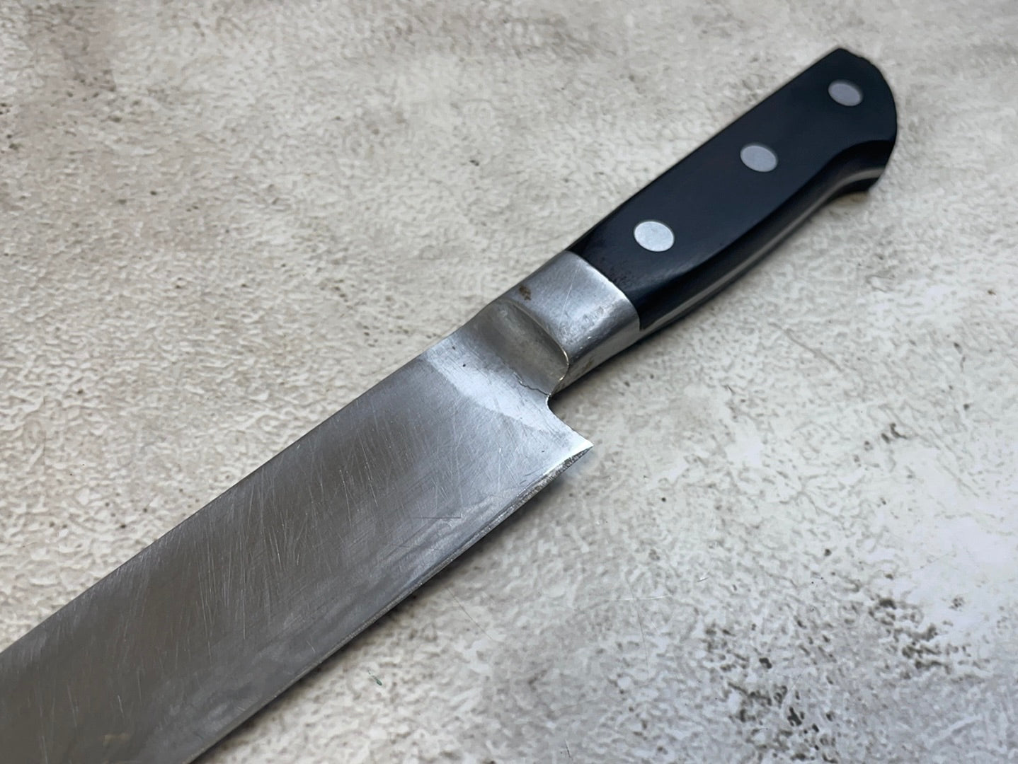 Vintage Japanese Yanagiba Knife 230mm Made in Japan 🇯🇵 High Carbon Steel 560