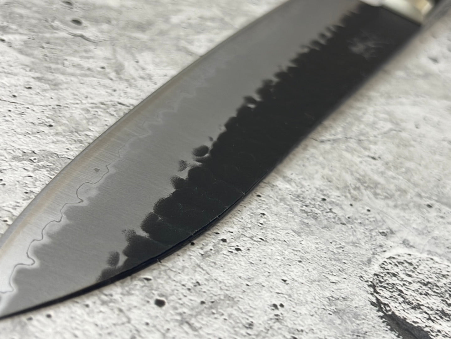 Tsunehisa Aogami Super Gyuto Knife 210mm  Brown Pakka Wood Handle - Made in Japan 🇯🇵