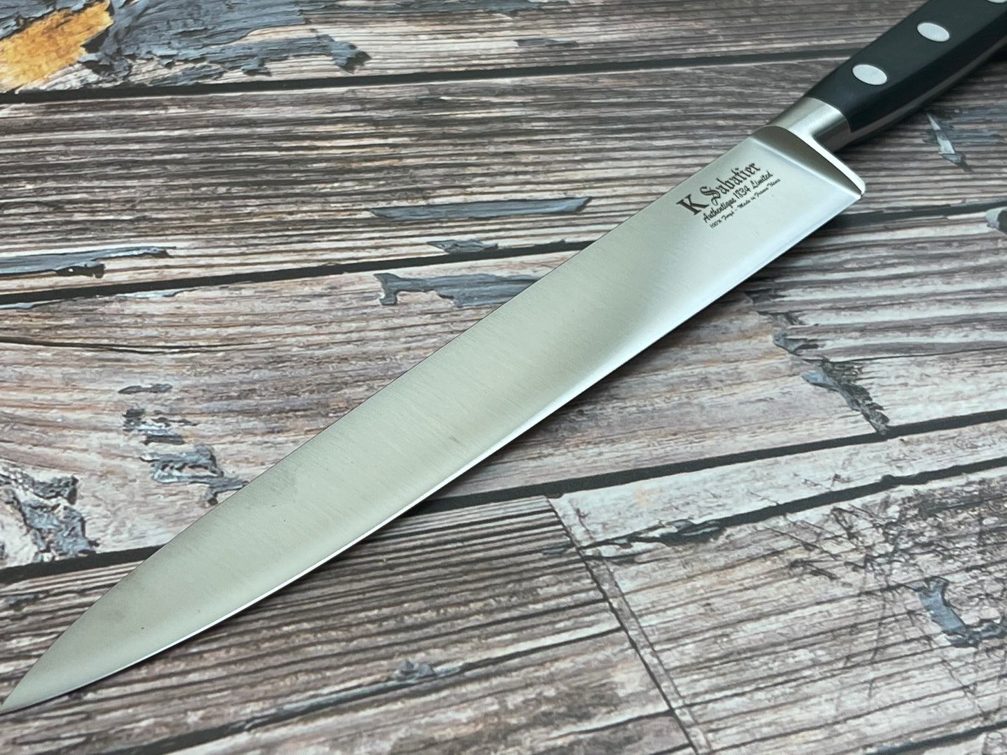 K Sabatier Limited Edition 1834 Authentique Slicing Knife 250mm - HIGH CARBON STEEL Made In France