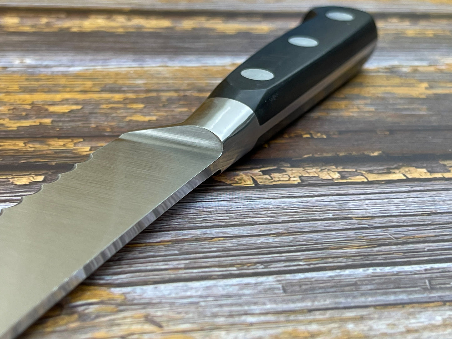 K Sabatier Authentic Bread Knife 20cm - HIGH CARBON STEEL Made In France