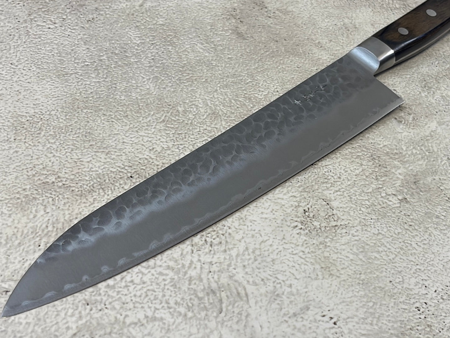 Tsunehisa Aokami Super Gyuto 240mm Brown Pakka Wood Handle - Made in Japan 🇯🇵