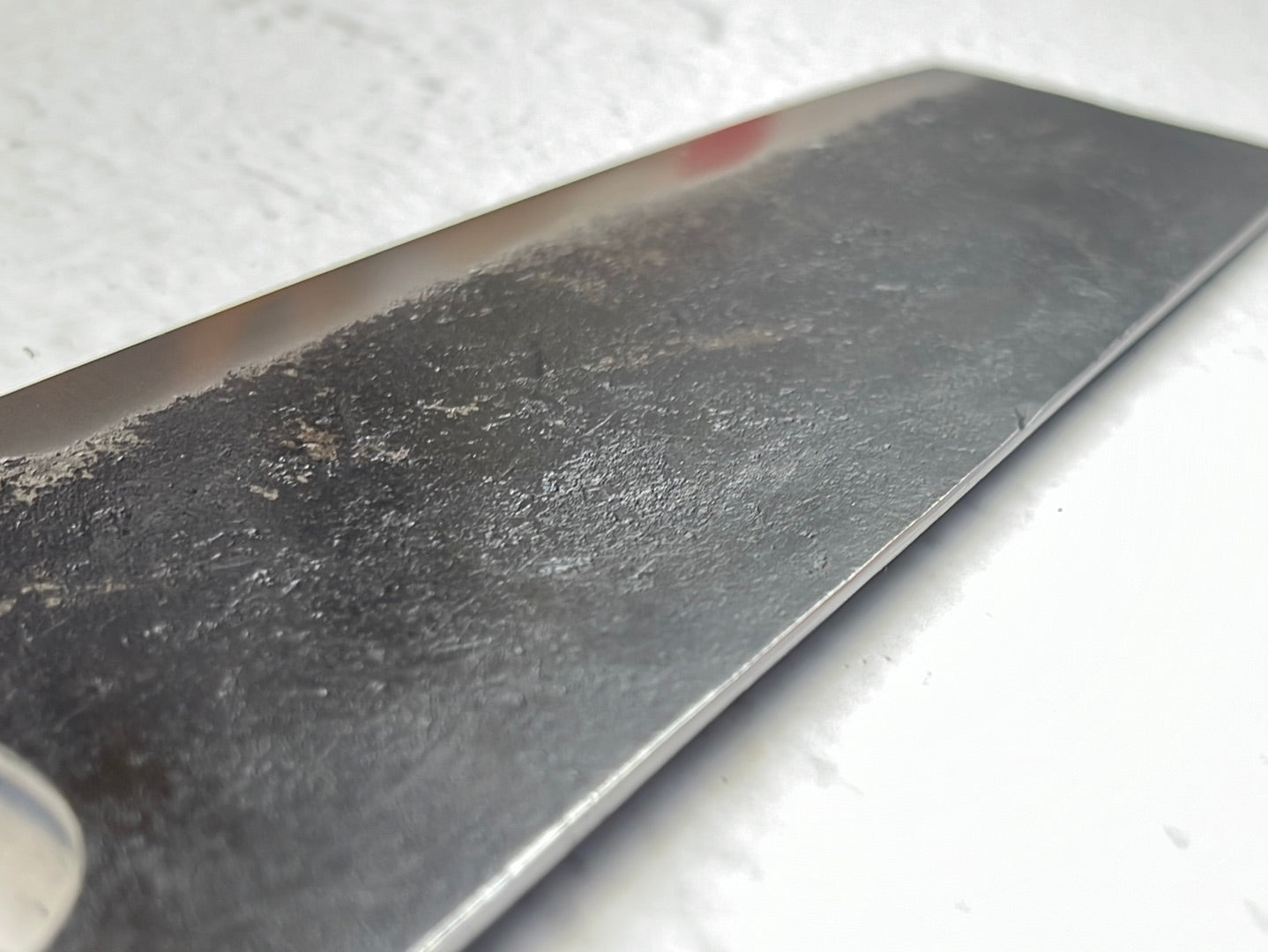 Nakiri 170mm Kurouchi Gold Amboyna Burl & Rosewood with Brass Spacer