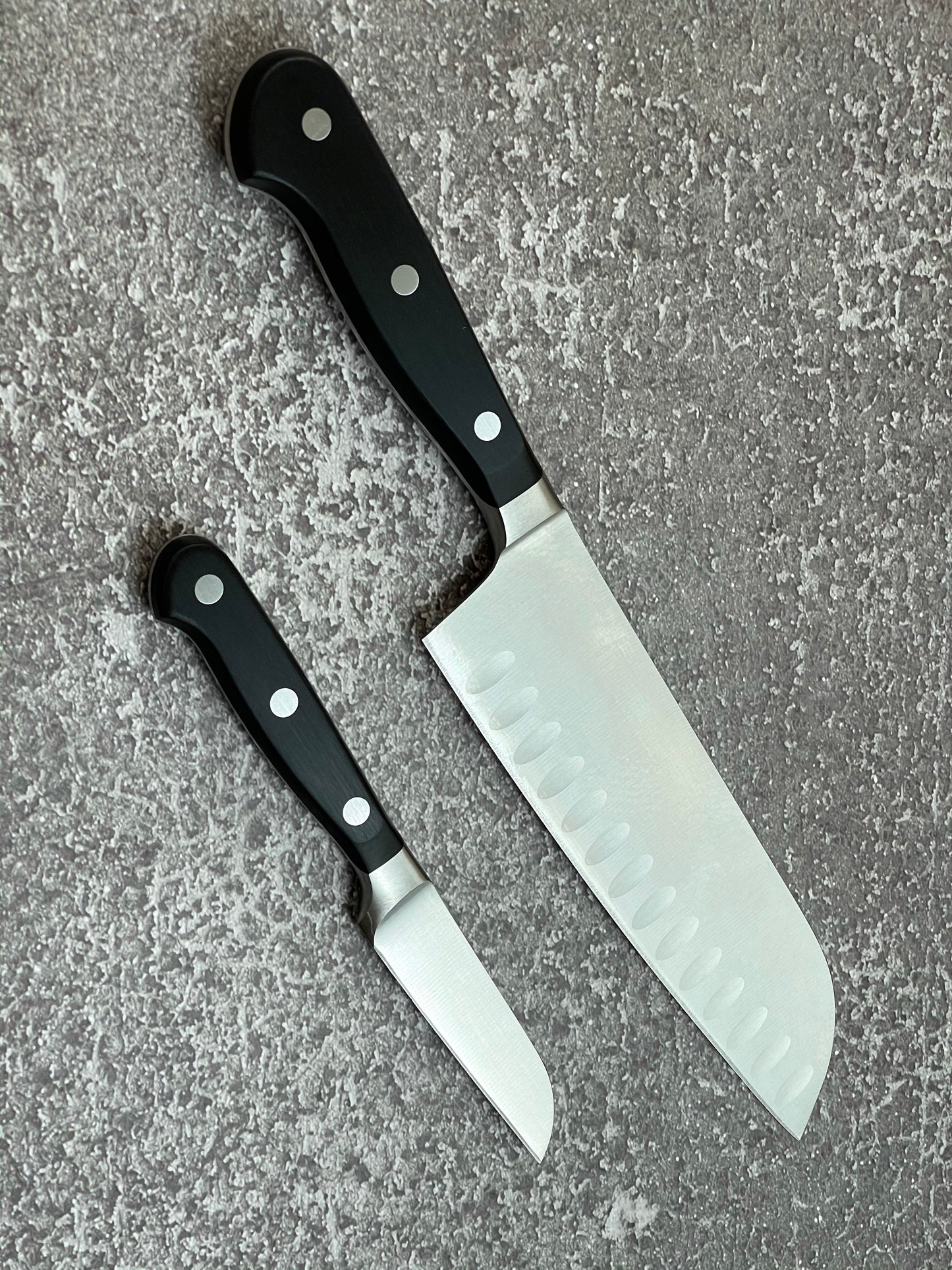 Wüsthof Classic 2-piece Santoku Knife Set