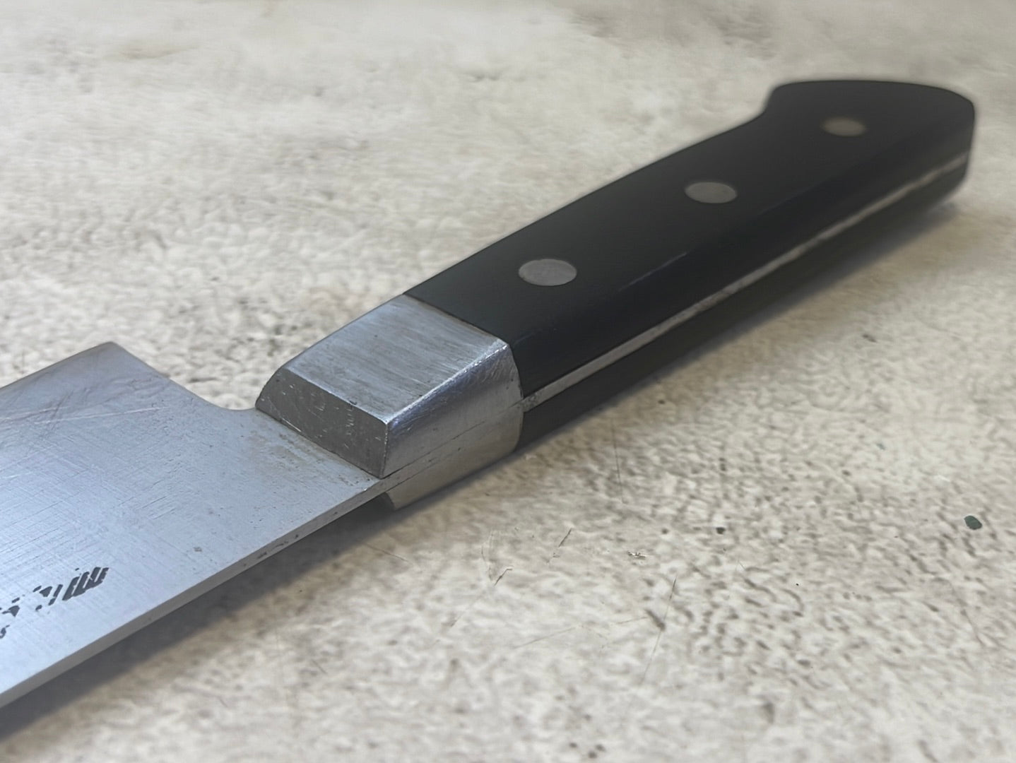 Vintage Japanese Santoku Knife 160mm Made in Japan 🇯🇵 High Carbon Steel 1109
