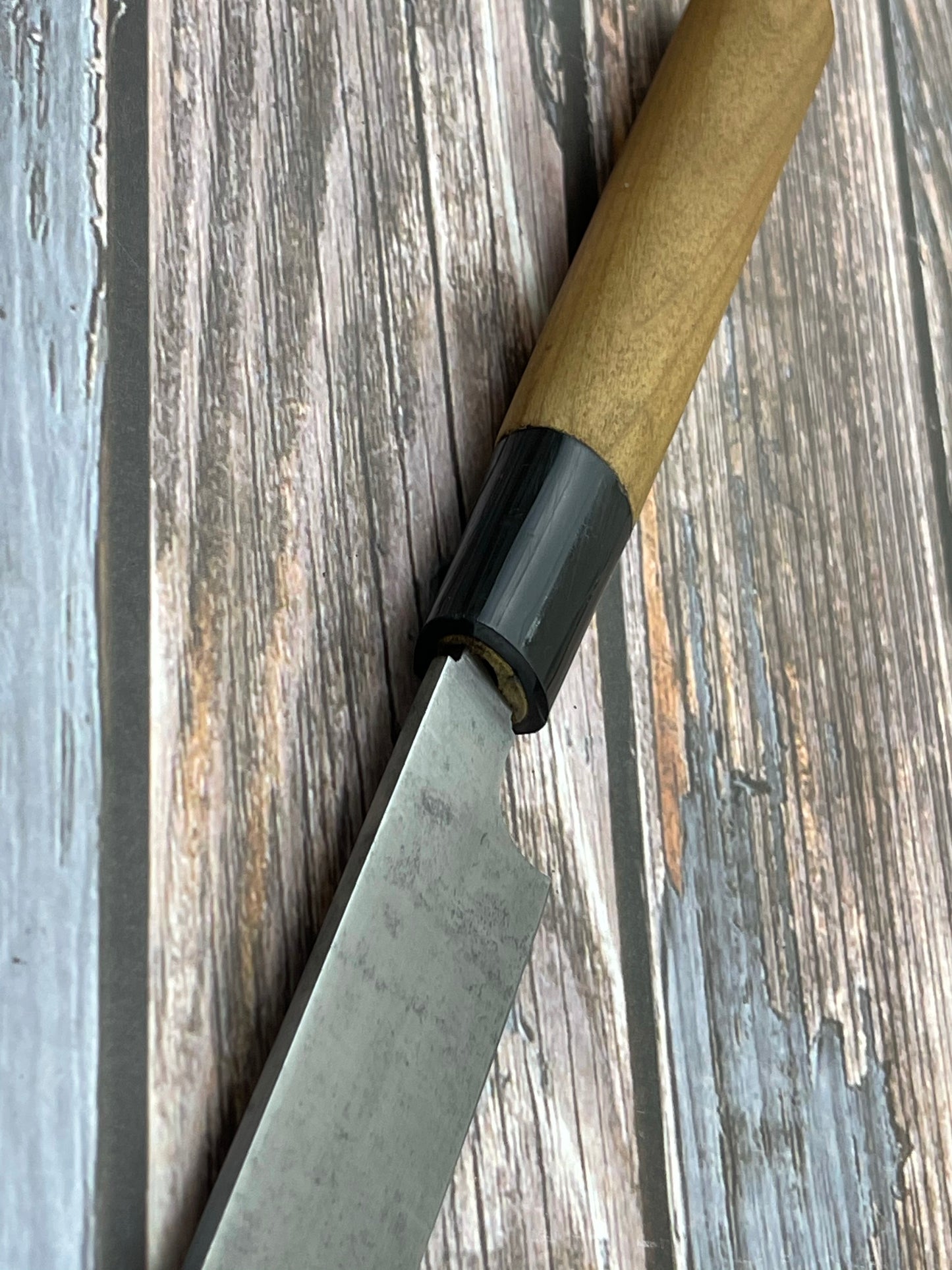 Vintage Japanese Yanagiba Knife 200mm Made in Japan 🇯🇵 Carbon Steel 95