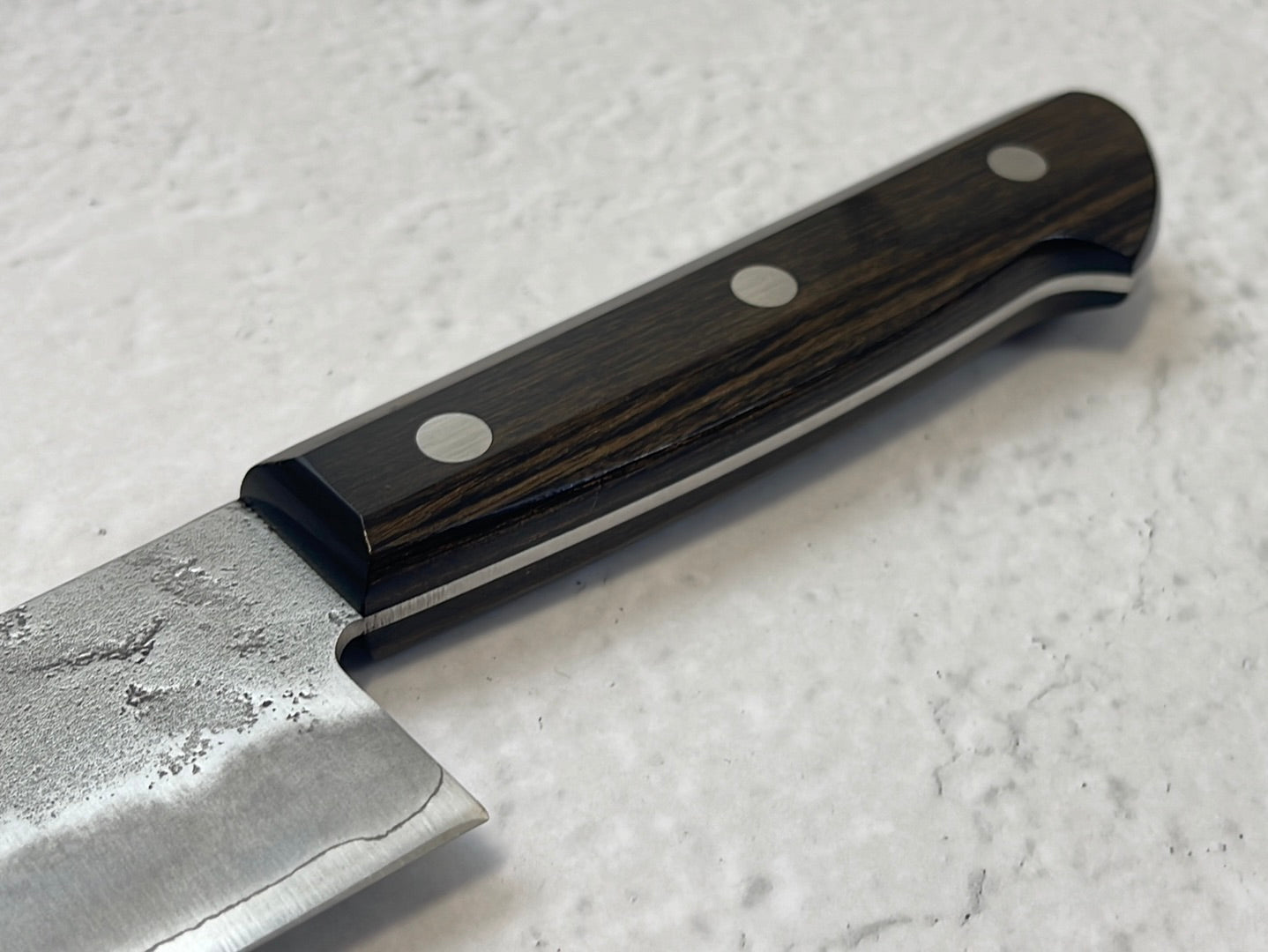Tsunehisa G3 Nashiji Brown Gyuto 180mm - Made in Japan 🇯🇵