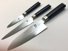 Load image into Gallery viewer, Shun Classic 3 Piece Santoku Knife Set