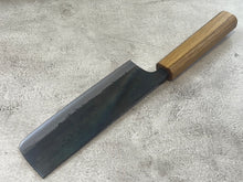 Load image into Gallery viewer, Tsukasa Shiro Kuro 150mm Nakiri - Shirogami Steel - Oak Octagnon Handle