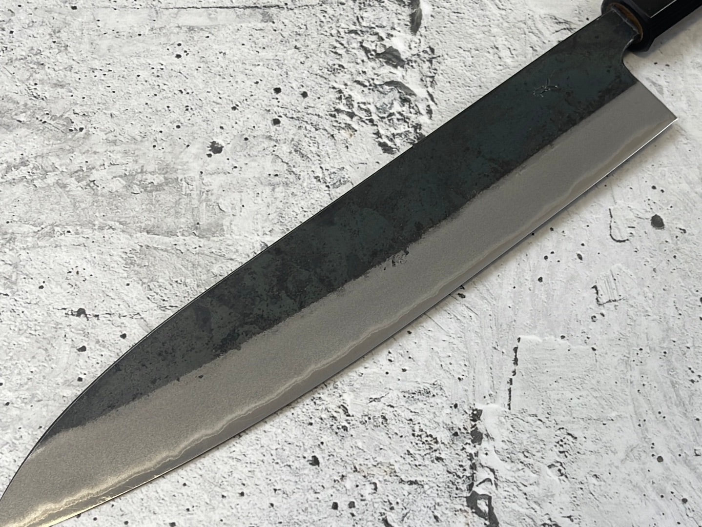 Yoshimune Gyuto Kurouchi 240 mm (9.4 in) Aogami (Blue) #2 Double-Bevel