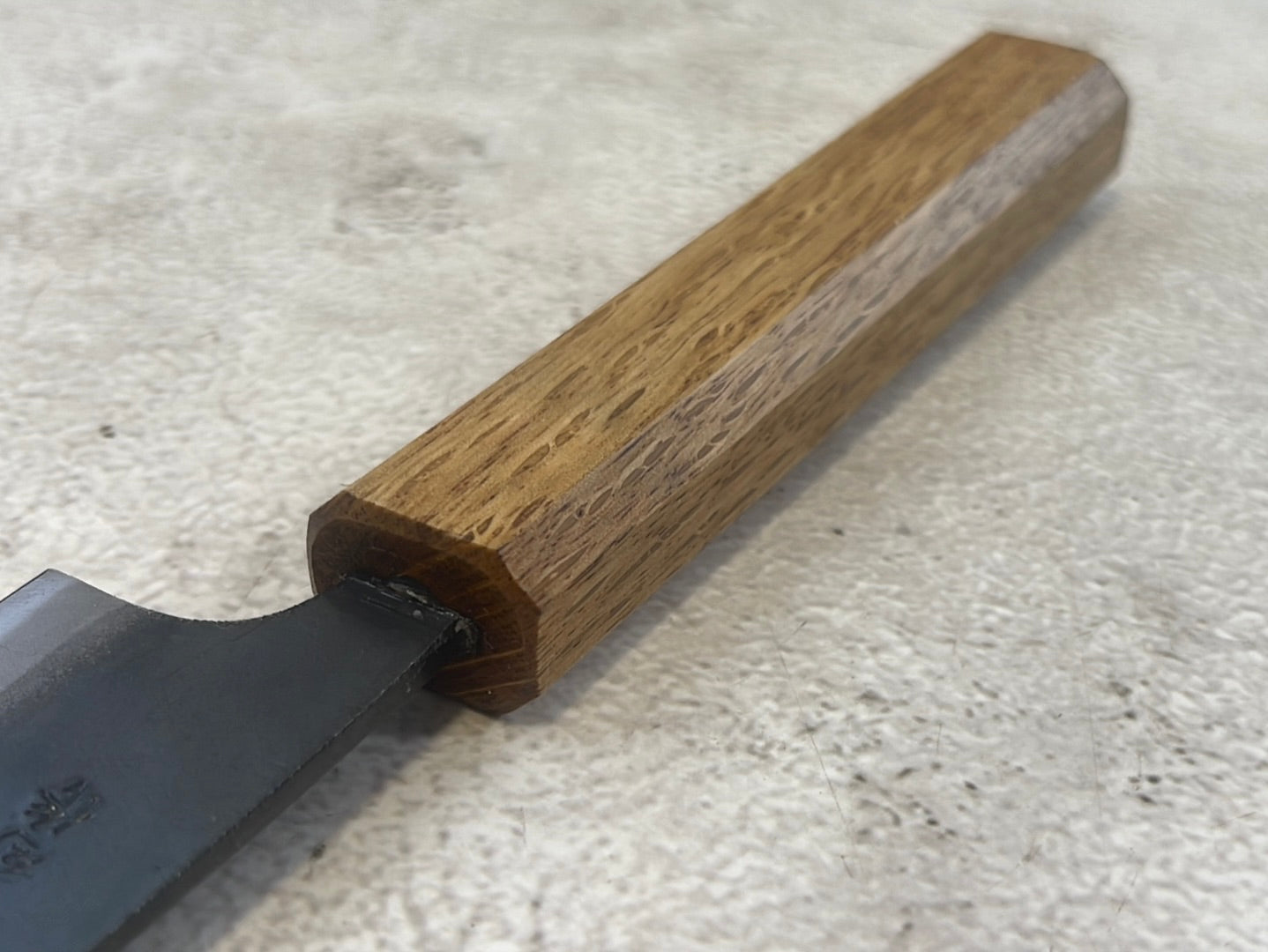 Tsukasa Shiro Kuro 120mm Yanagi- Shirogami Steel - Oak Octagnon Handle