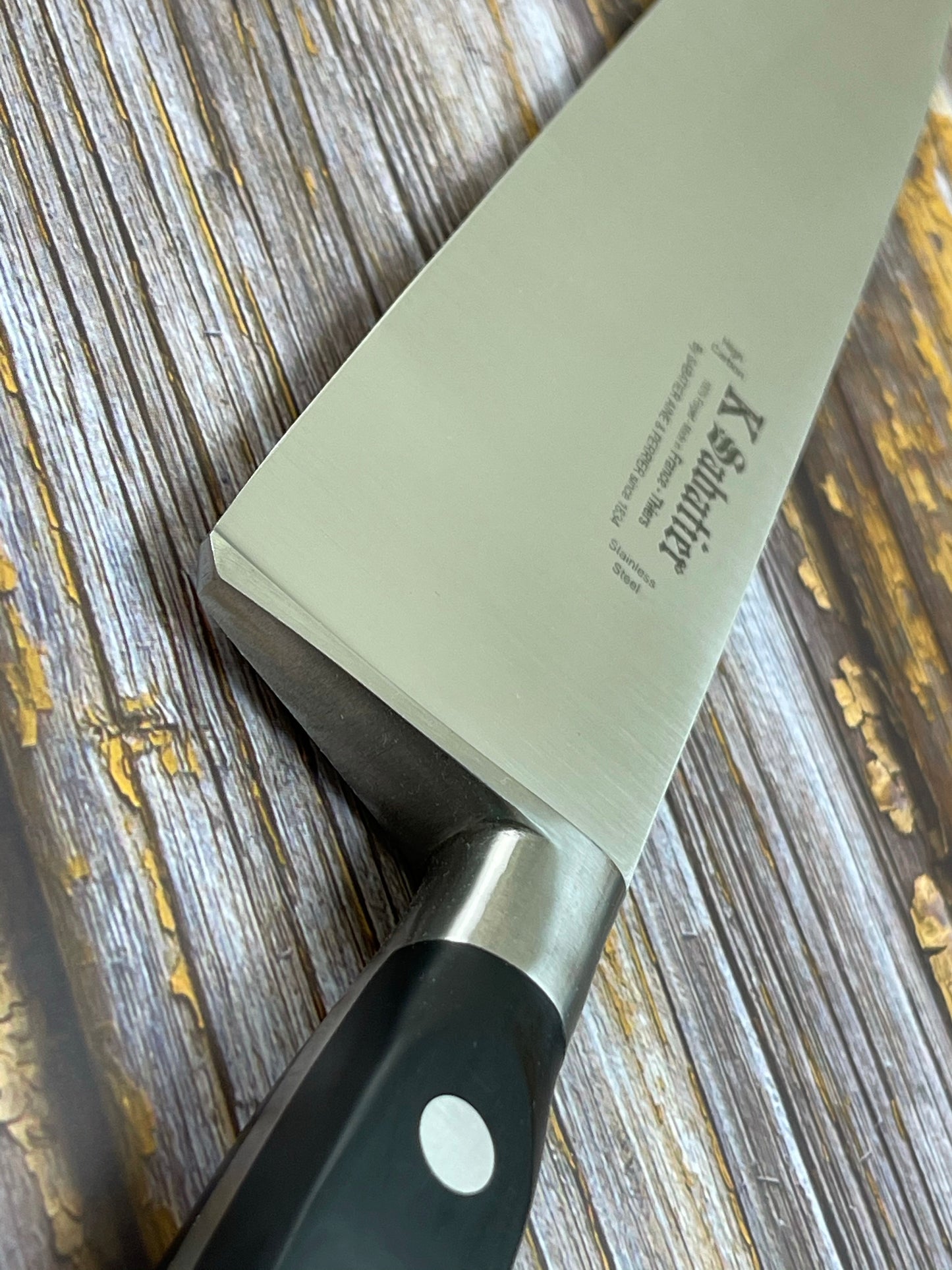 K Sabatier Authentique Cooking Knife 300mm - HIGH CARBON STEEL Made In France