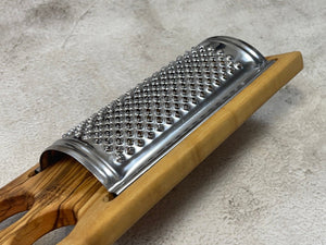 Italian Made Cheese Grater With Olive Wood Box Premium Italian