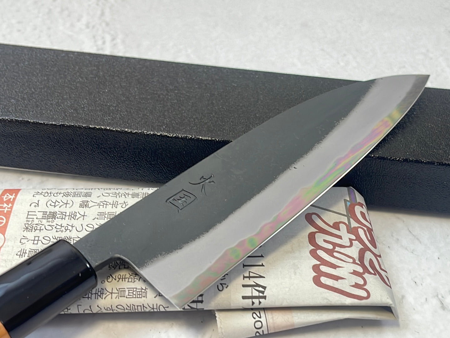 Hinokuni Shirogami #1 Petty Knife 150mm Cherry Wood Handle - Made in Japan 🇯🇵
