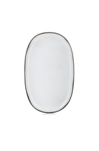 Load image into Gallery viewer, CARACTÈRE Service Oval Plate 35cm White Cumulus