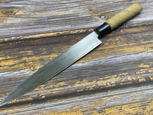 Load image into Gallery viewer, Vintage Japanese Yanagiba Knife 230mm Made in Japan 🇯🇵 Carbon Steel 483