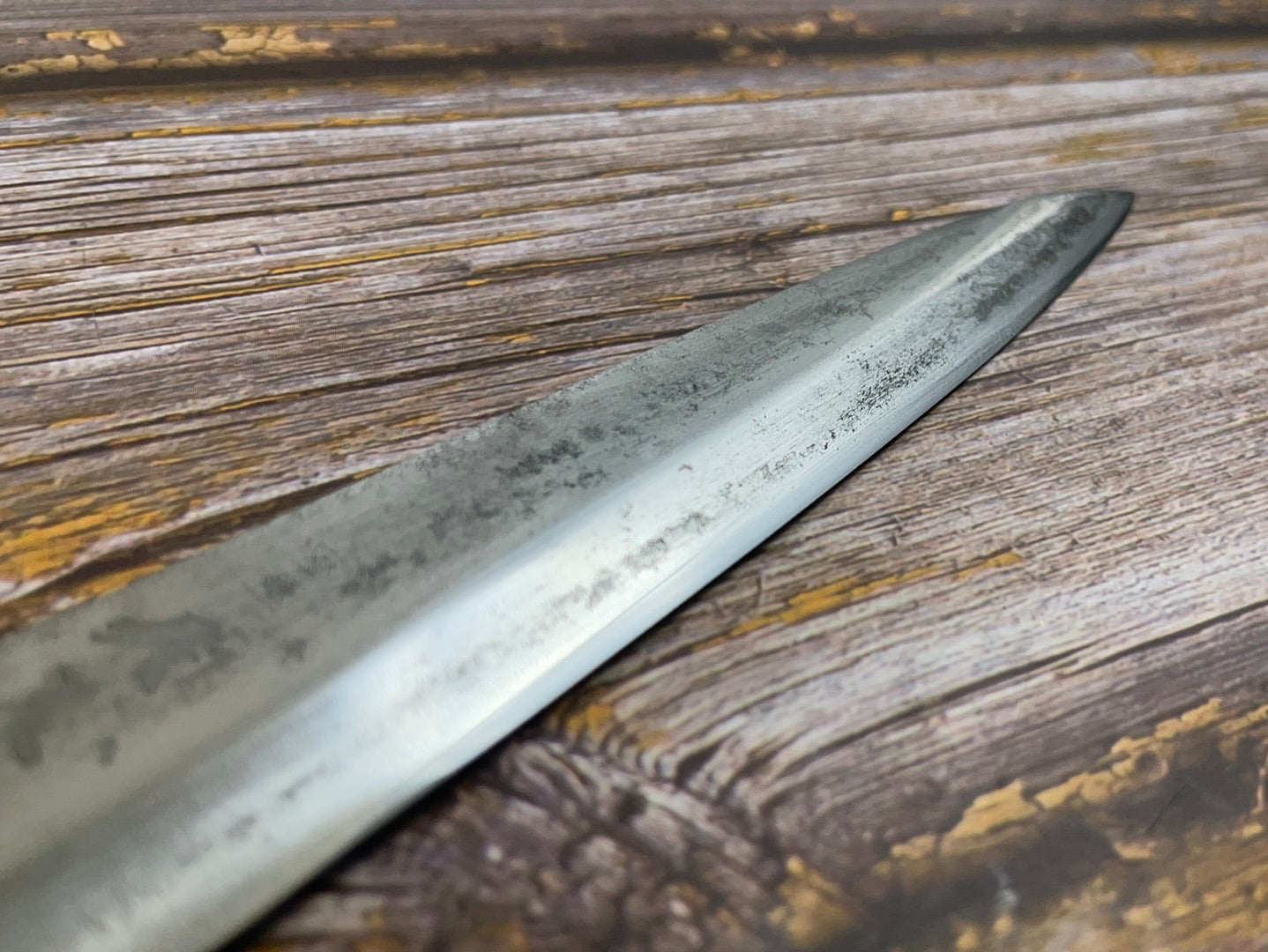 Vintage Japanese Yanagiba Knife 200mm  Made in Japan 🇯🇵 Carbon Steel 434