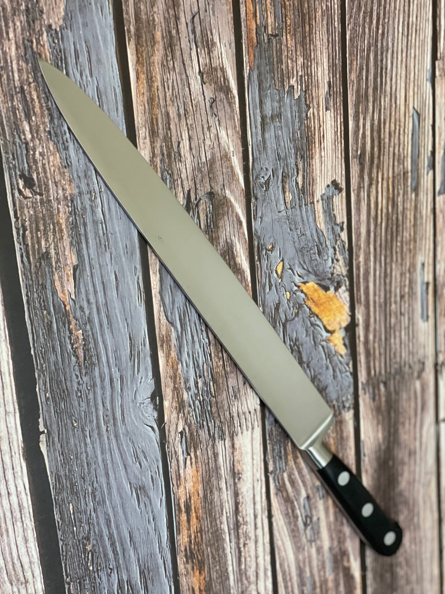 K Sabatier Authentique Slicing Knife 300mm - HIGH CARBON STEEL Made In France
