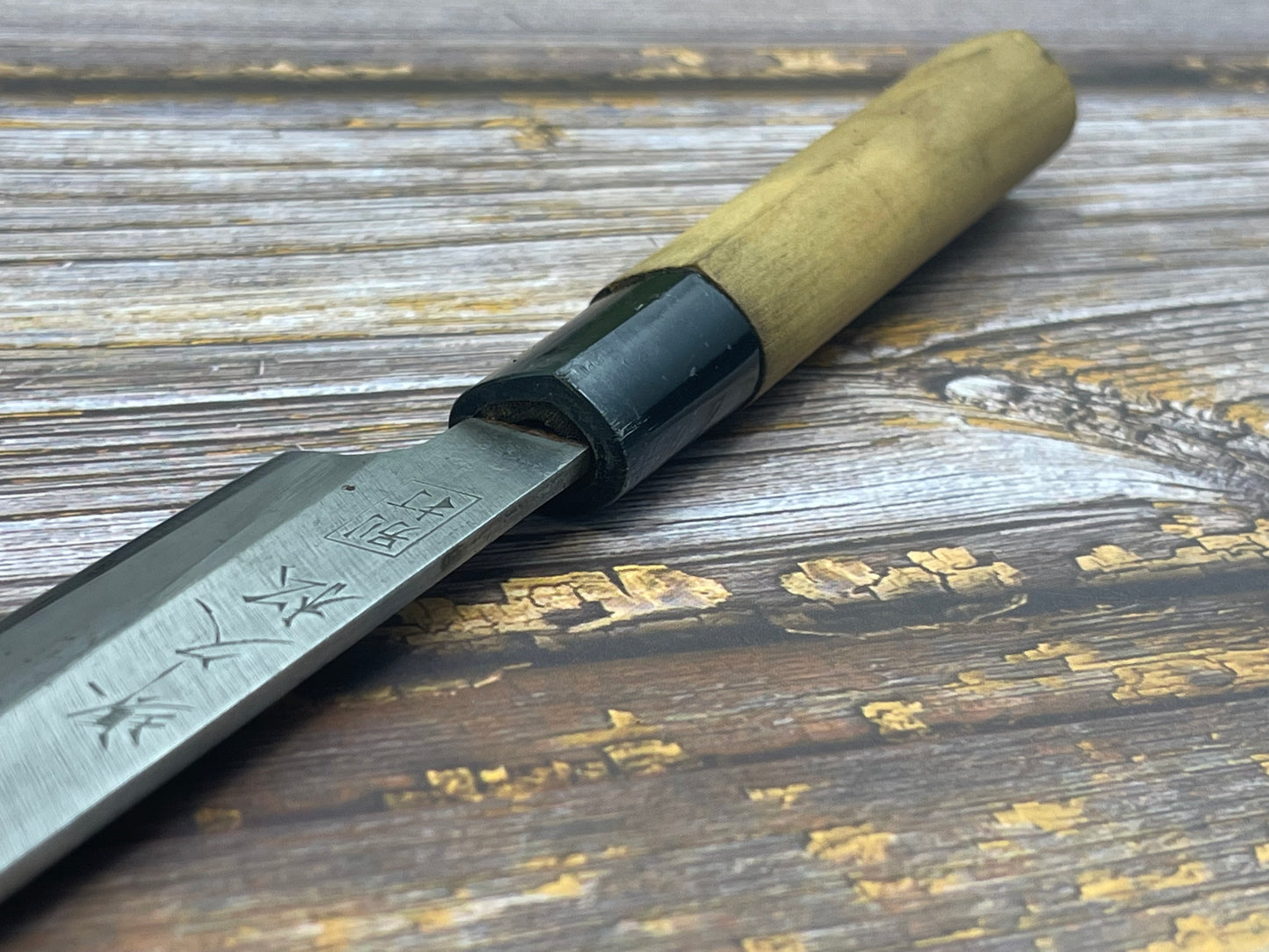 Vintage Japanese Yanagiba Knife 200mm  Made in Japan 🇯🇵 Carbon Steel 480