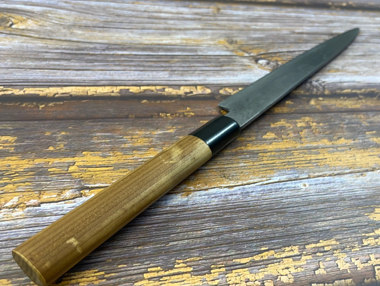 Vintage Japanese Yanagiba Knife 200mm  Made in Japan 🇯🇵 Carbon Steel 434
