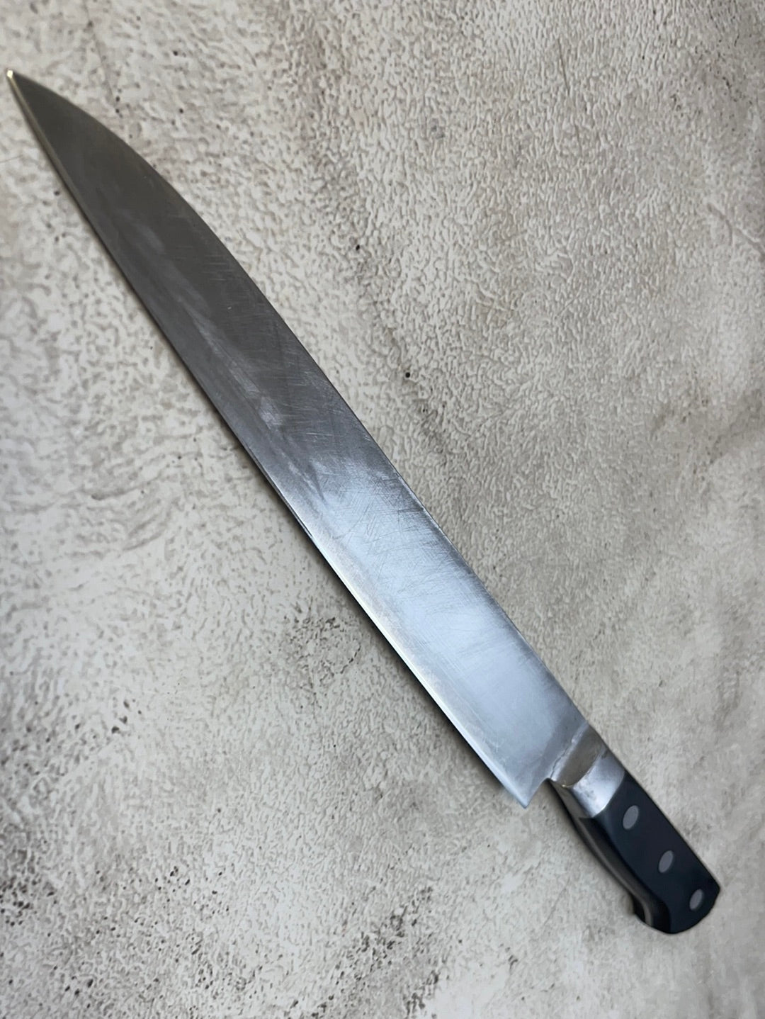 Vintage Japanese Yanagiba Knife 230mm Made in Japan 🇯🇵 High Carbon Steel 560