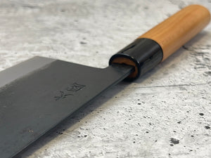 Hinokuni Shirogami #1 Chuka Knife 180mm Cherry Wood Handle - Made in Japan 🇯🇵