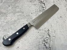 Load image into Gallery viewer, Tsunehisa Aokami with Stainless Clad Nakiri Knife 170mm l- Made in Japan 🇯🇵