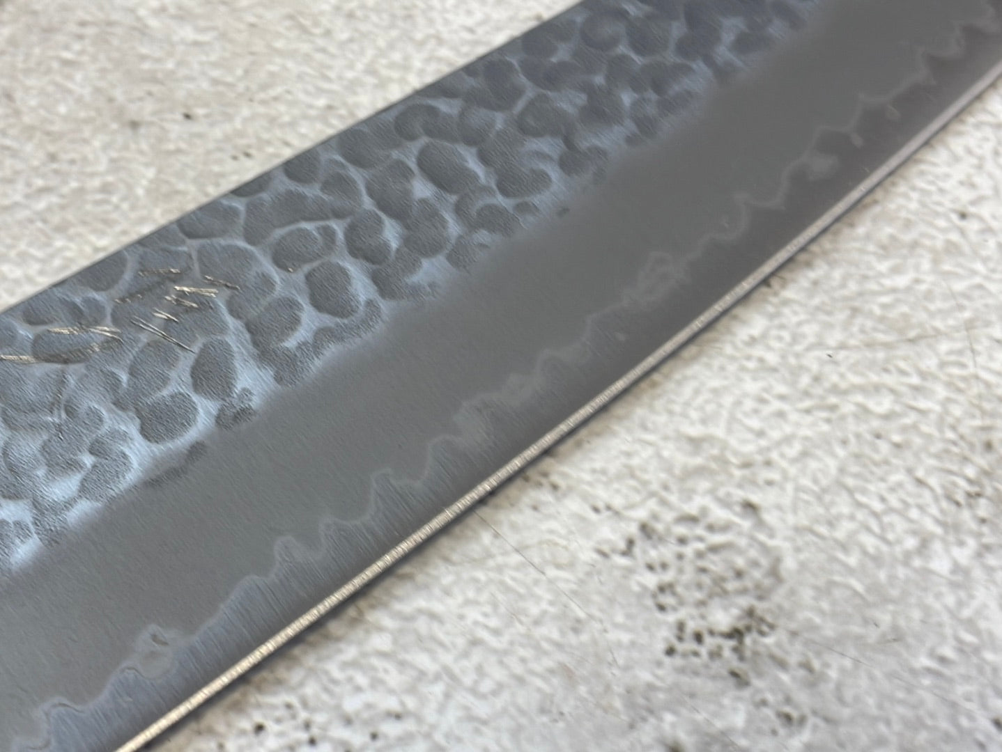 Tsunehisa Aokami Super Gyuto 210mm Brown Pakka Wood Handle - Made in Japan 🇯🇵