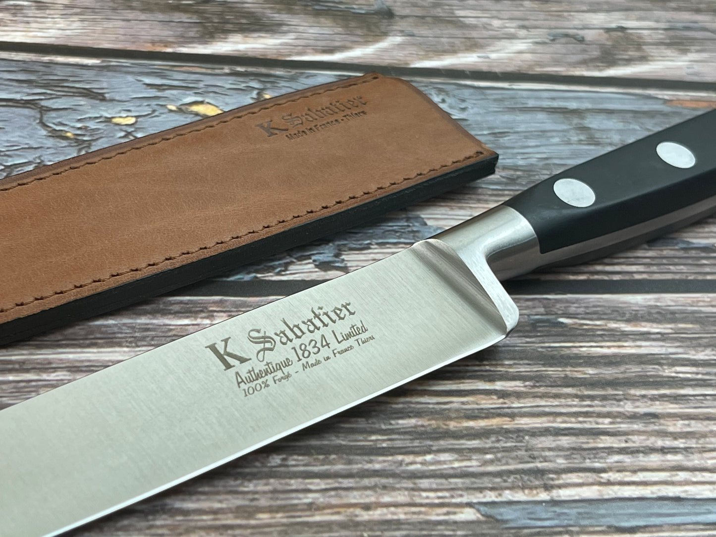 K Sabatier Limited Edition 1834 Authentique Slicing Knife 200mm - HIGH CARBON STEEL Made In France