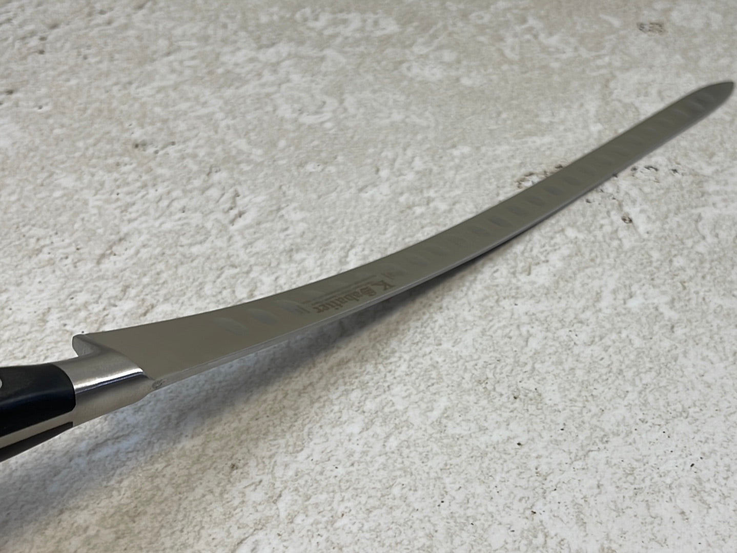 K Sabatier Authentique Salmon Slicing (Air Pockets) Knife 300mm - HIGH CARBON STEEL Made In France