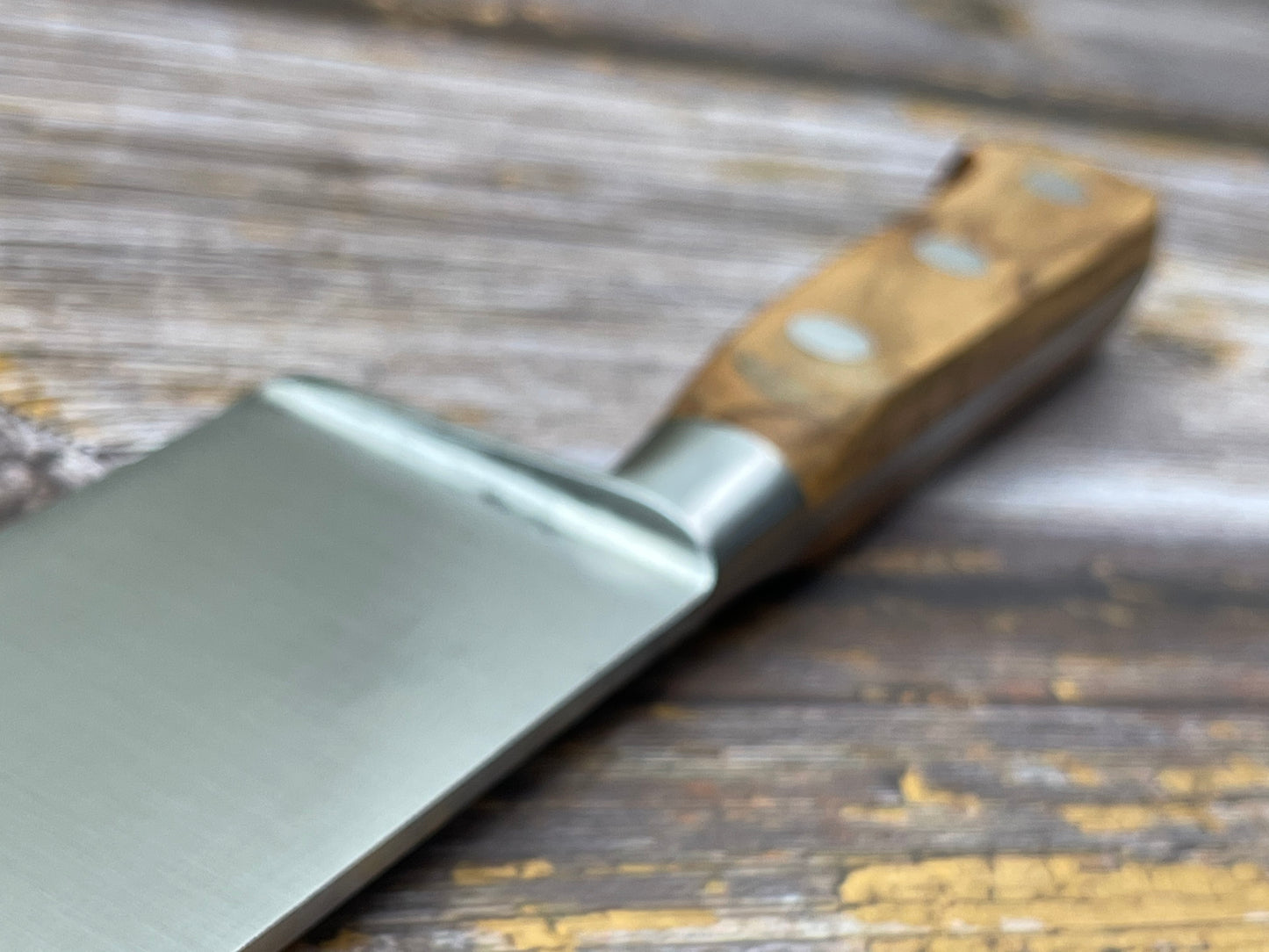 K Sabatier Chef Knife 230mm - CARBON STEEL - OLIVE WOOD HANDLE