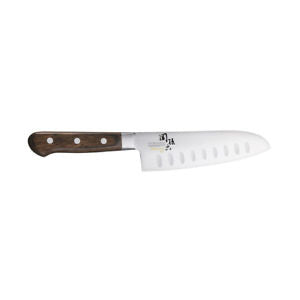 Seki Magoroku Benifuji Scalloped Santoku Knife 16.5cm